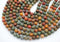 Red Creek Jasper Gemstone Beads, 6mm, Round